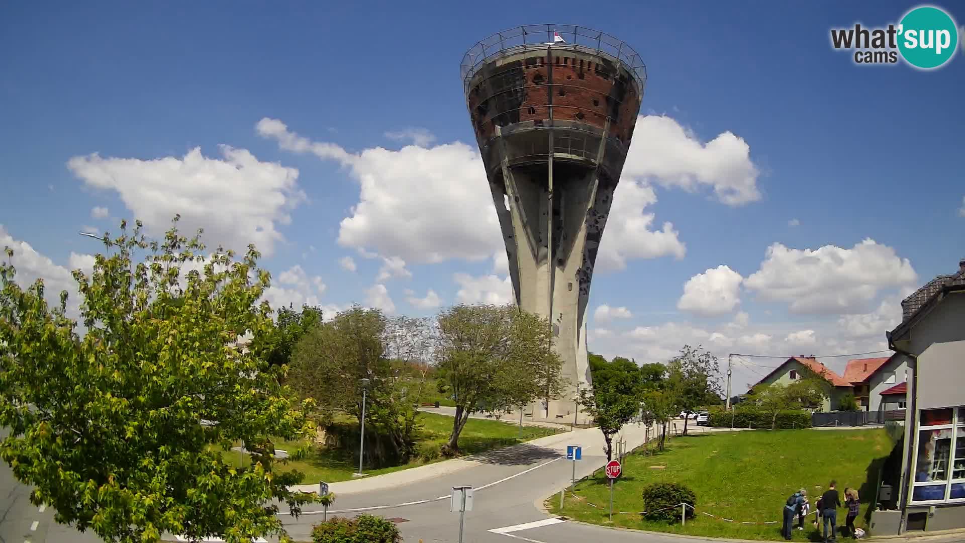 Webcam Vukovar – Water tower – simbol from Battle of Vukovar (1991)
