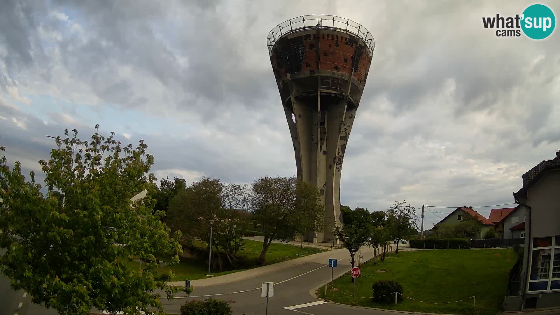 Webcam Vukovar – Torre dell’acqua, simbolo della Battaglia di Vukovar (1991)
