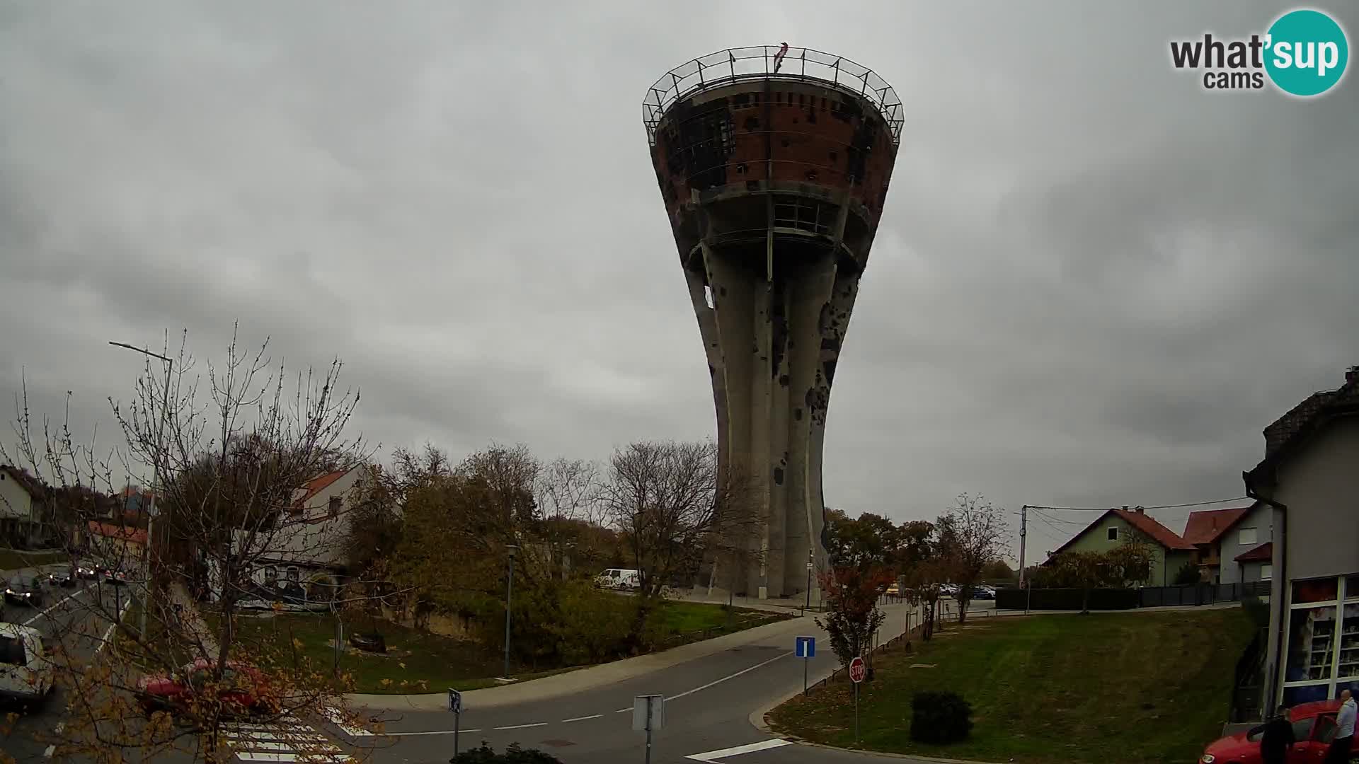 Webcam Vukovar – Torre dell’acqua, simbolo della Battaglia di Vukovar (1991)