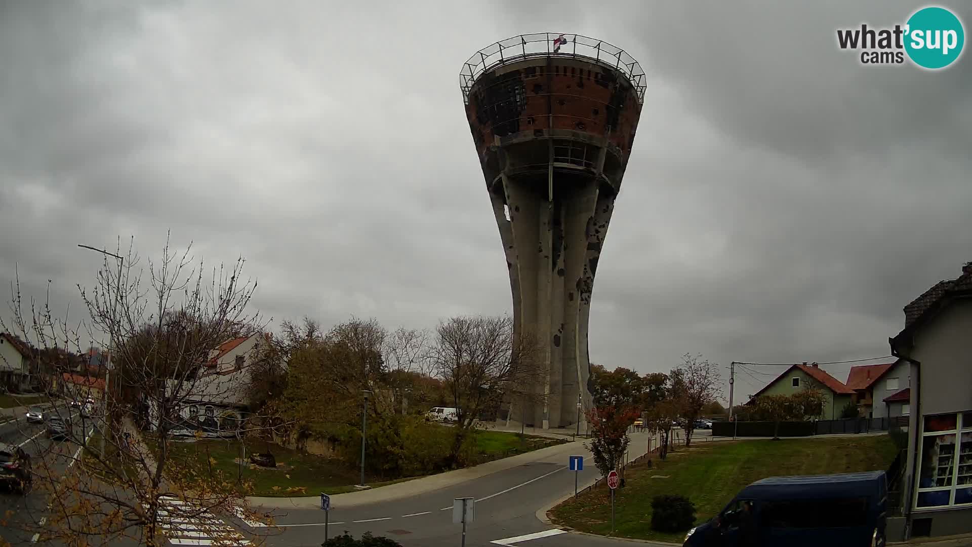 Webcam Vukovar – Torre dell’acqua, simbolo della Battaglia di Vukovar (1991)