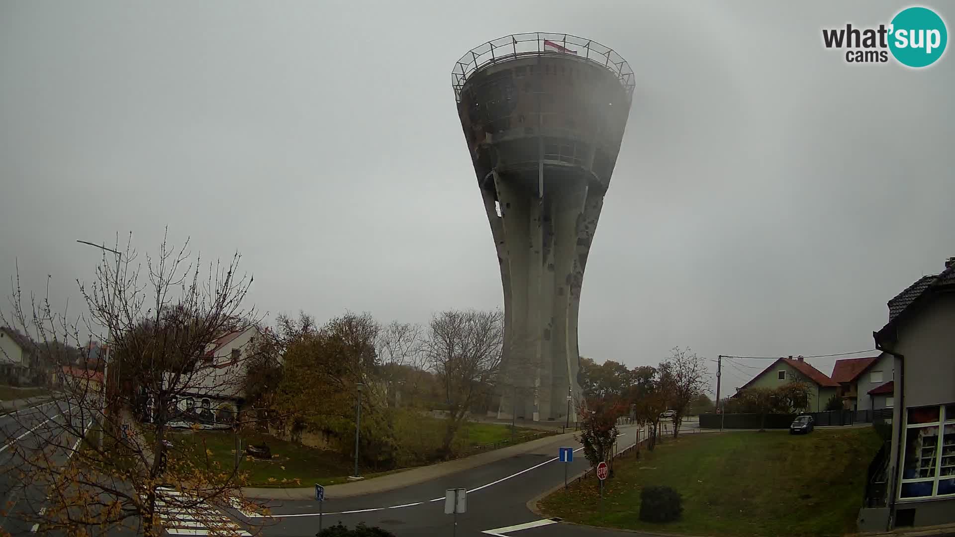 Webcam Vukovar – Torre dell’acqua, simbolo della Battaglia di Vukovar (1991)