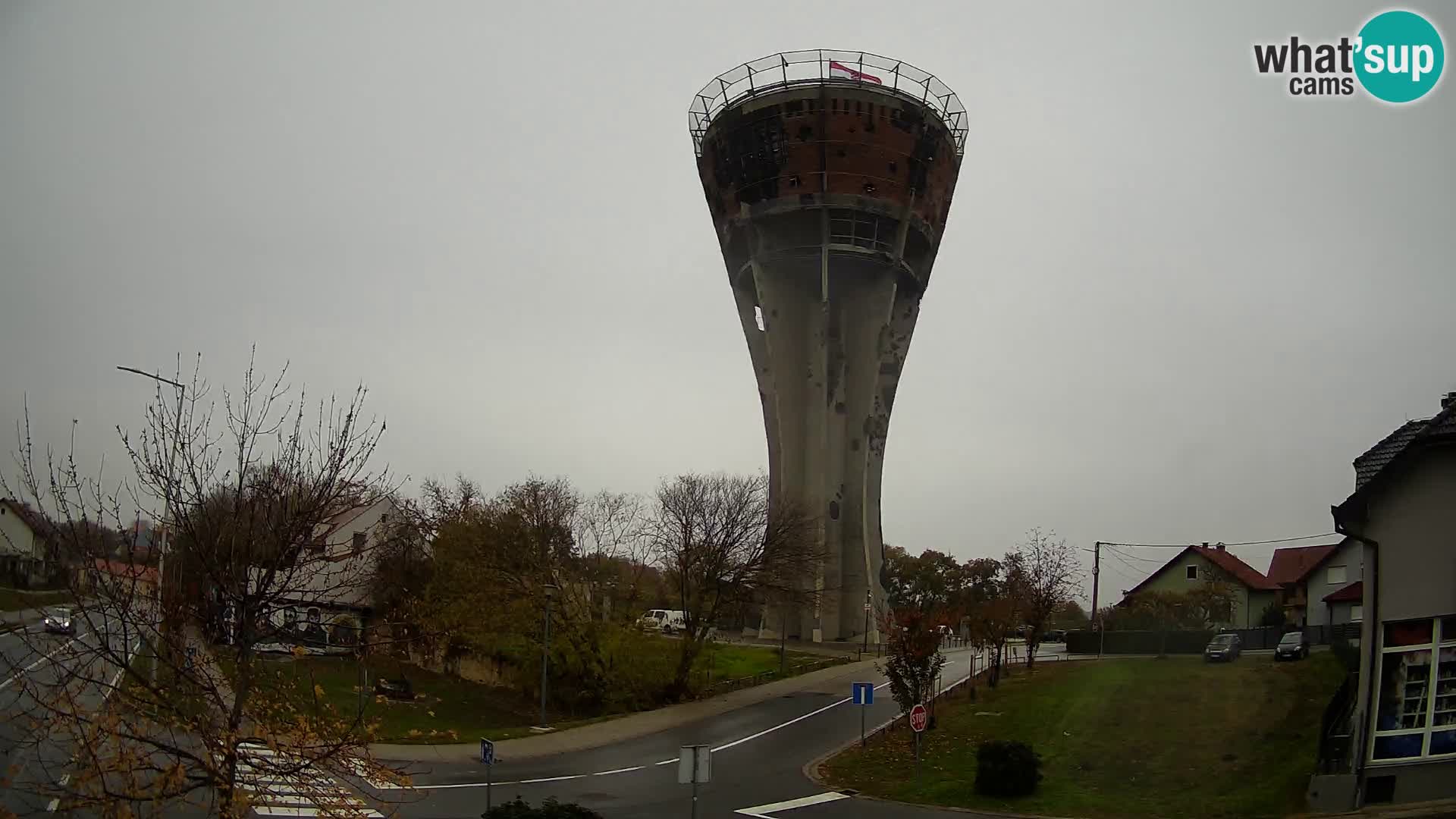 Webcam Vukovar – Vodni stolp, simbol Bitke za Vukovar (1991)