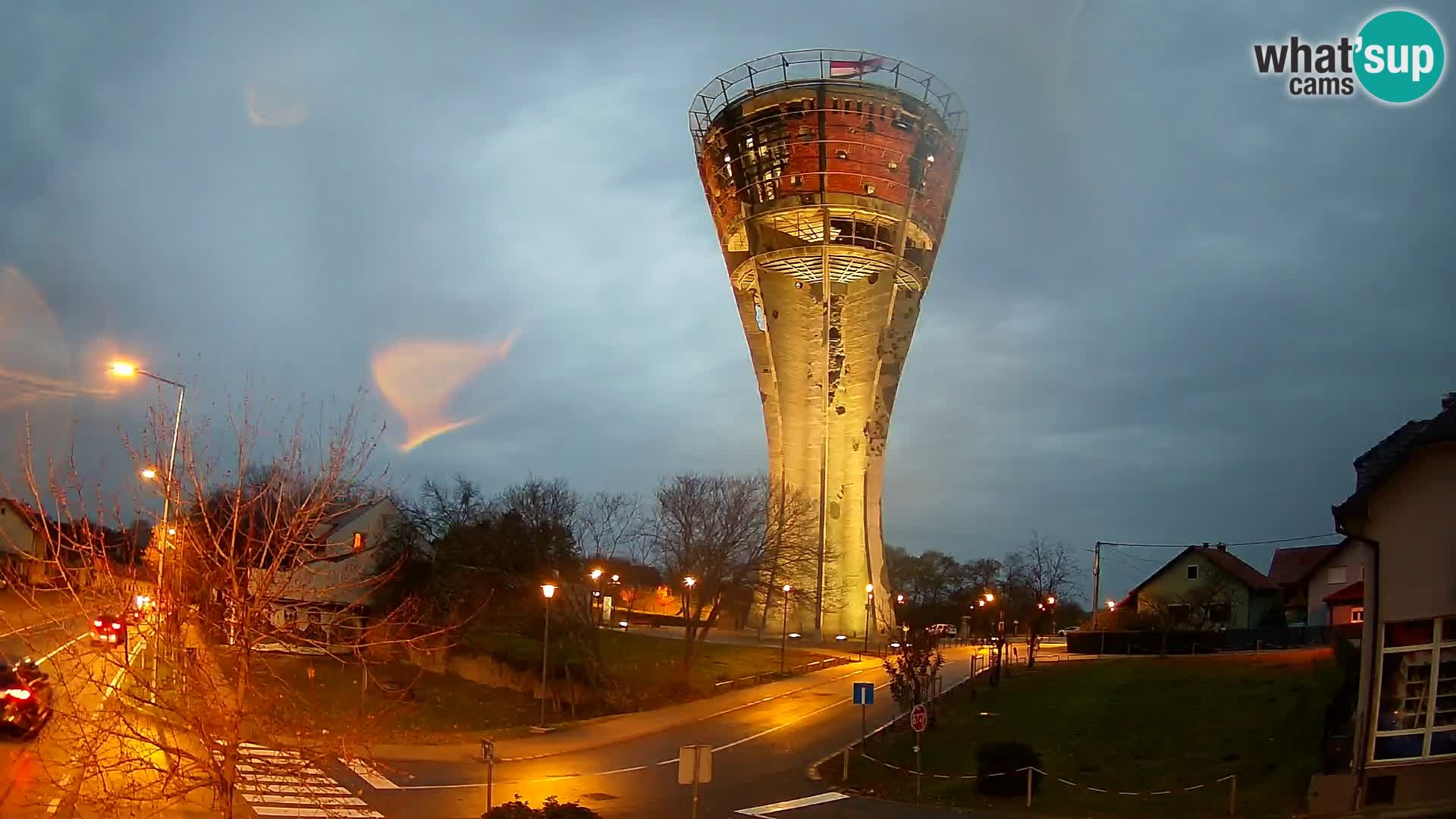 Webcam Vukovar – Torre de agua, el simbolo Batalla de Vukovar (1991)