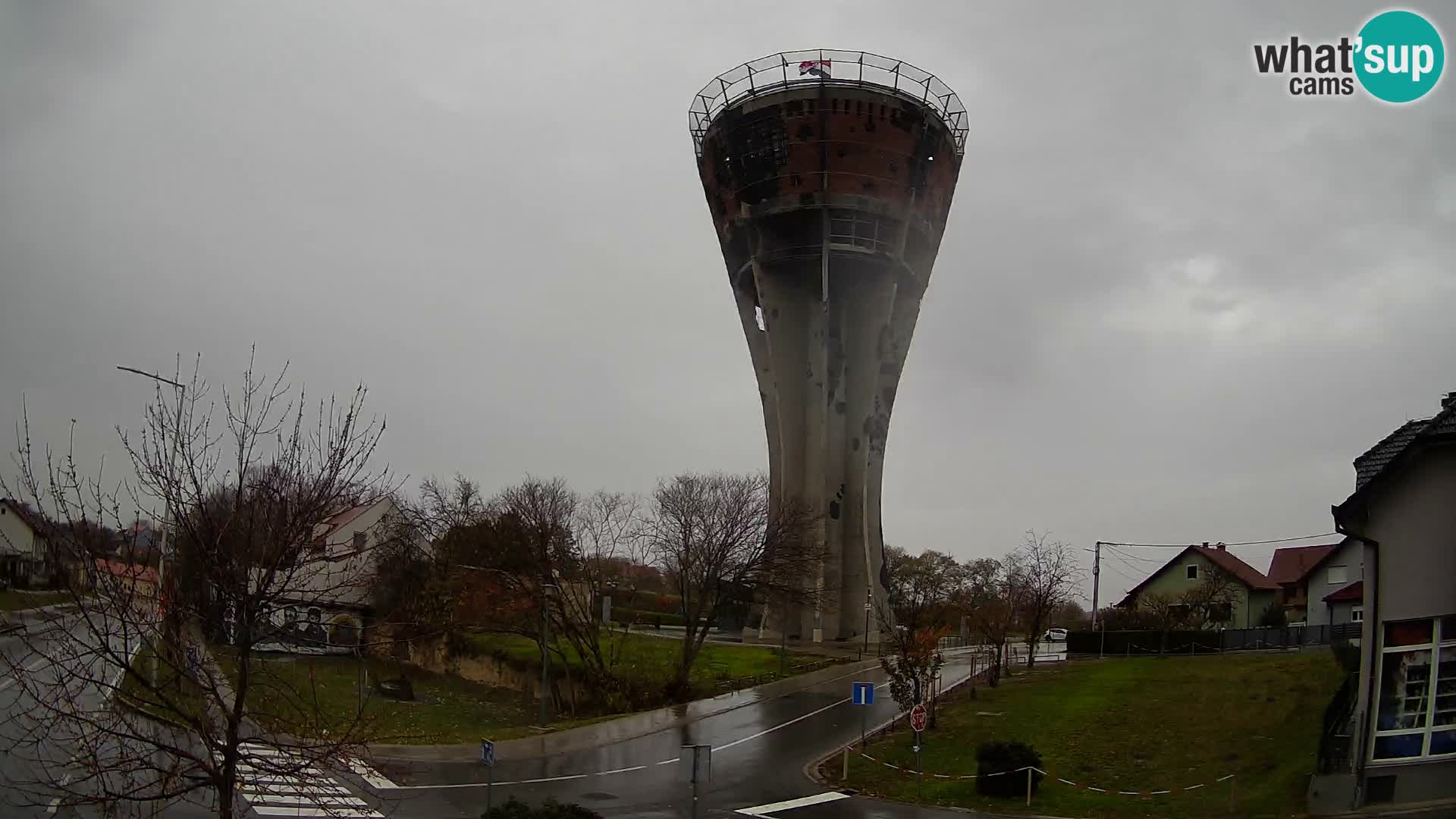 Webcam Vukovar – Torre de agua, el simbolo Batalla de Vukovar (1991)