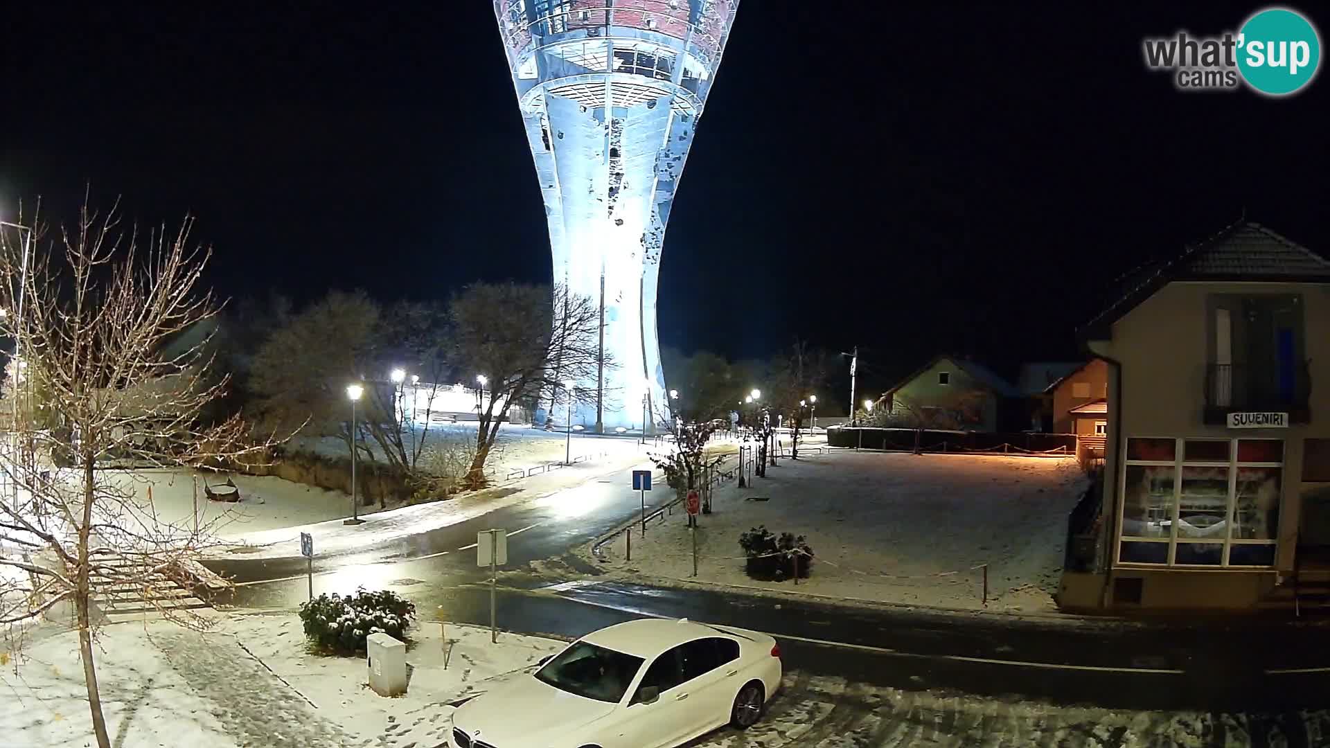 Webcam Vukovar –  Wasserturm , Symbol Schlacht von Vukovar (1991)