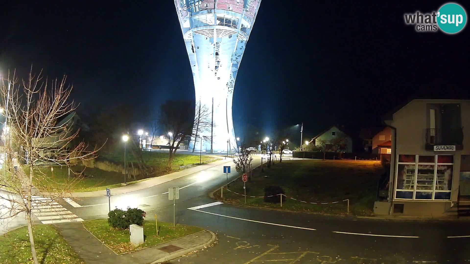 Webcam Vukovar –  Wasserturm , Symbol Schlacht von Vukovar (1991)