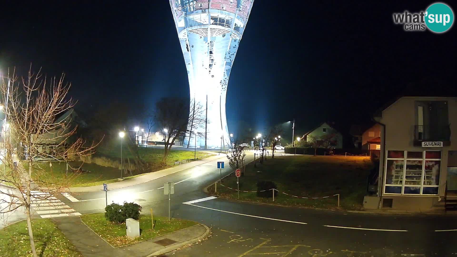 Webcam Vukovar –  Wasserturm , Symbol Schlacht von Vukovar (1991)