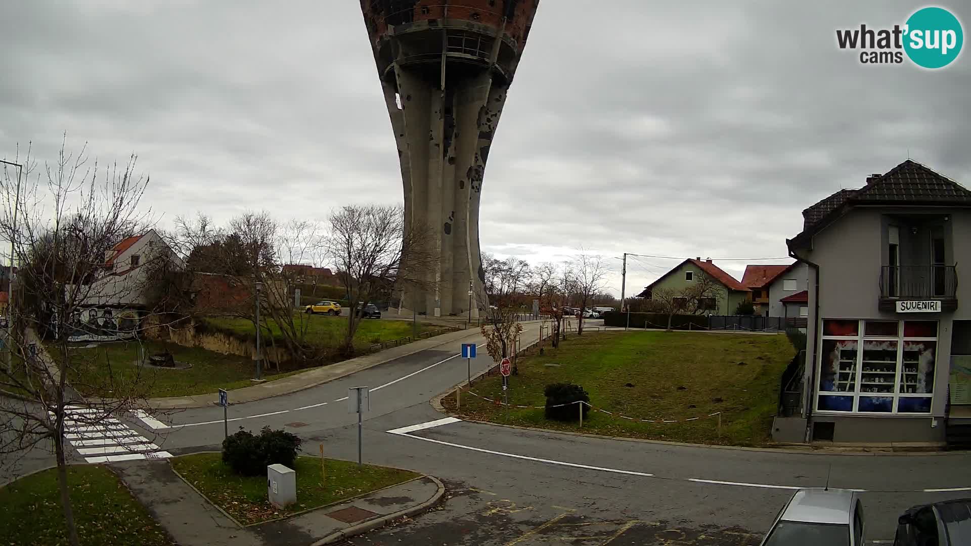 Webcam Vukovar –  Wasserturm , Symbol Schlacht von Vukovar (1991)