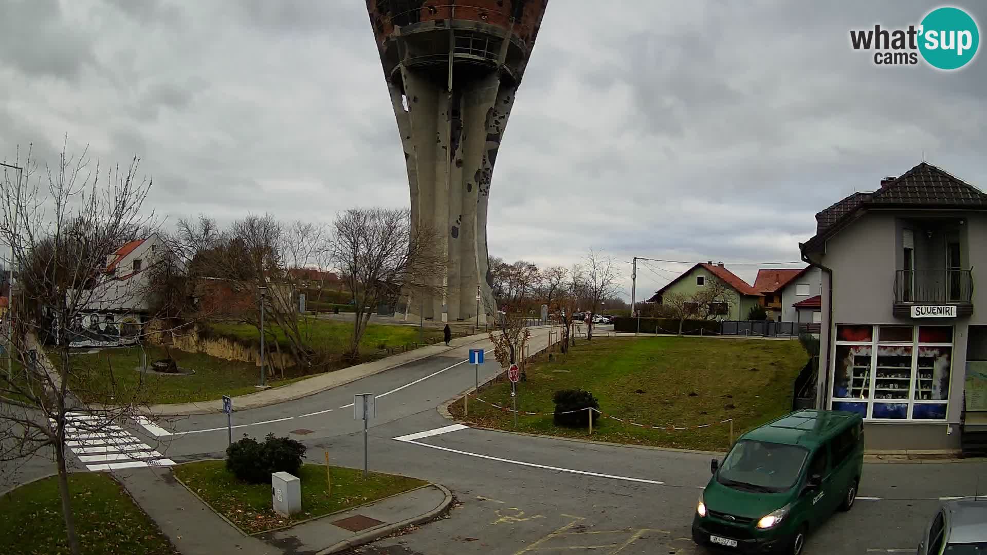 Webcam Vukovar –  Wasserturm , Symbol Schlacht von Vukovar (1991)