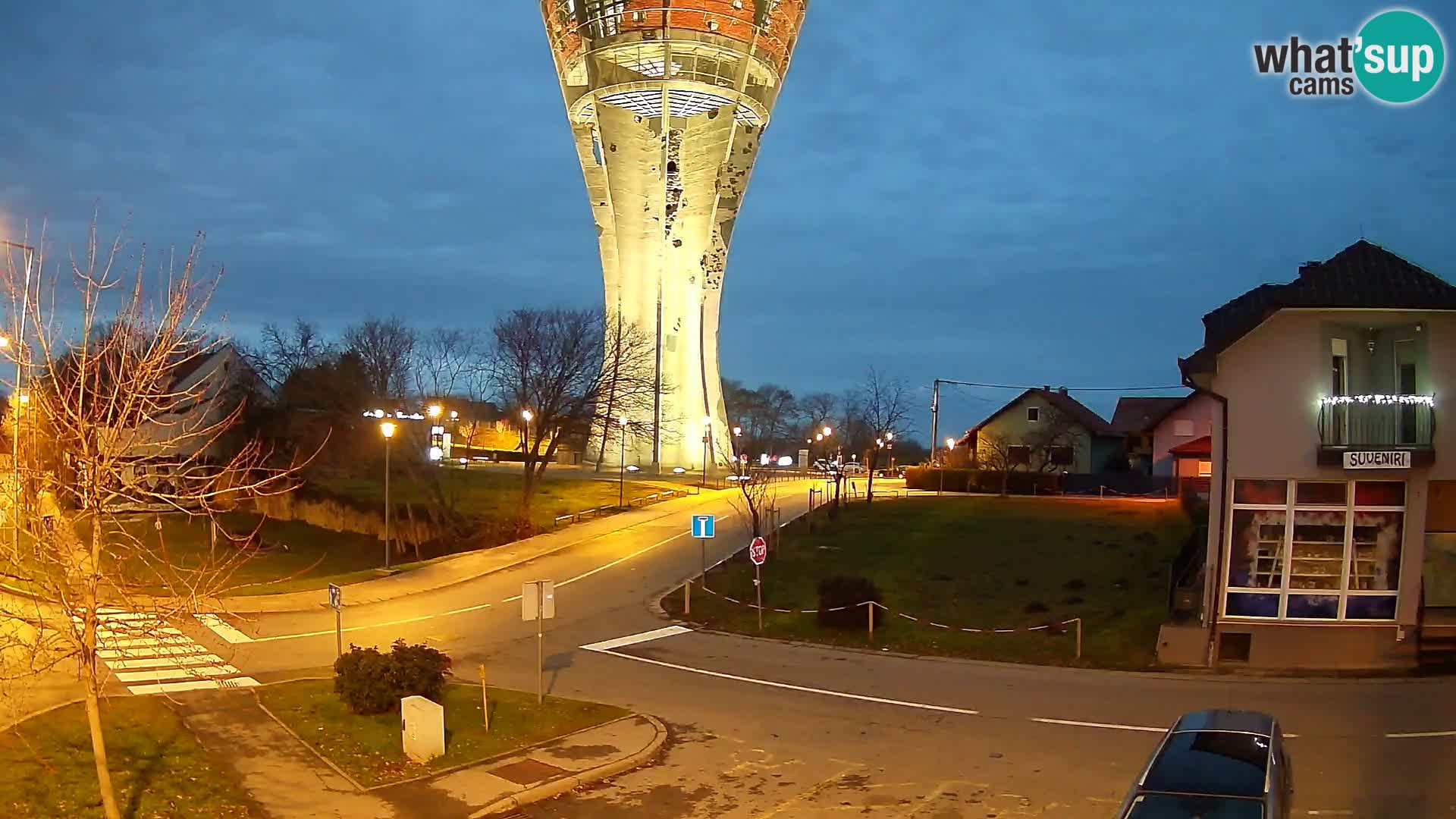 Webcam Vukovar – Water tower – simbol from Battle of Vukovar (1991)