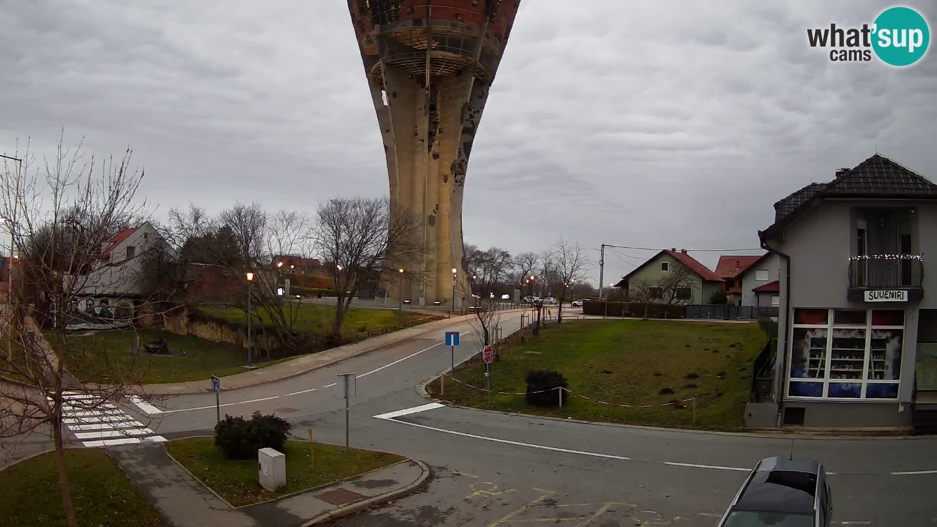 Webcam Vukovar – Château d’eau,  symbole Bataille de Vukovar (1991)