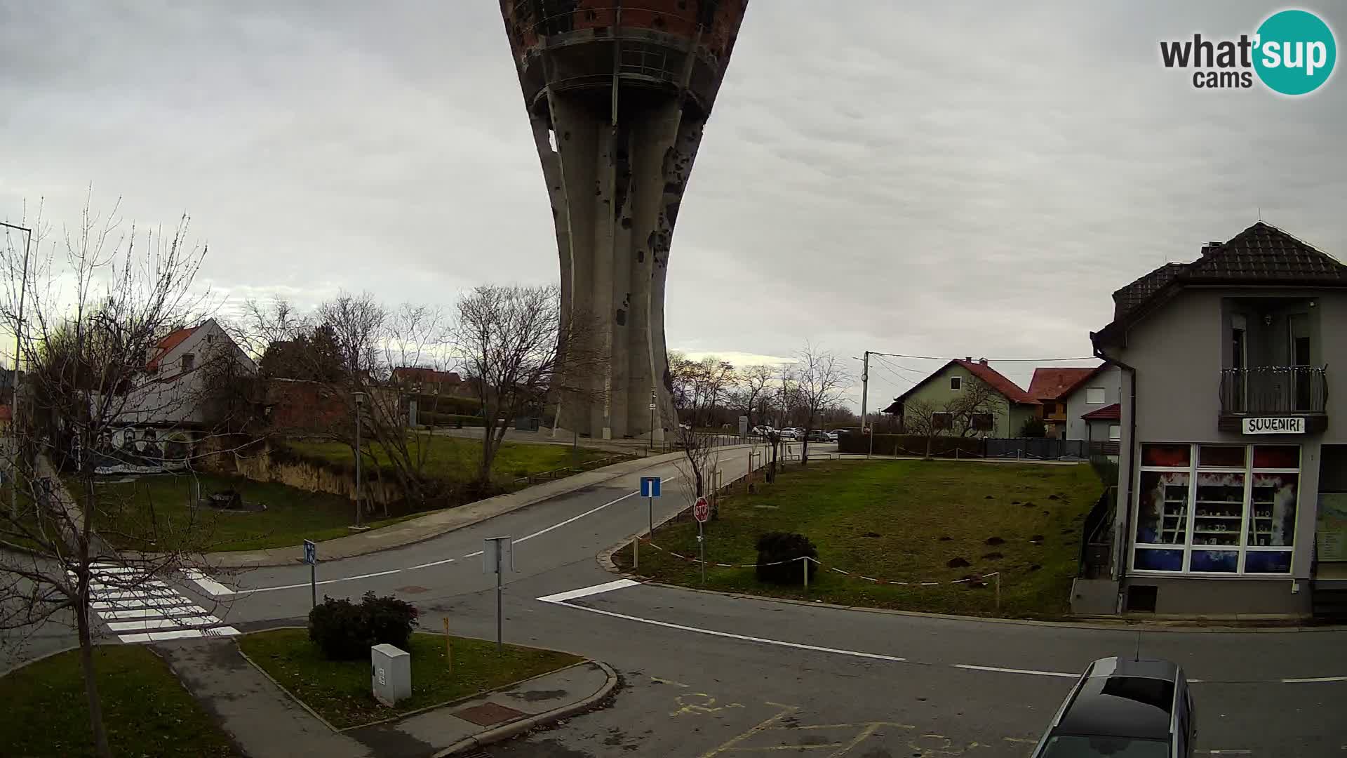 Webcam Vukovar –  Wasserturm , Symbol Schlacht von Vukovar (1991)