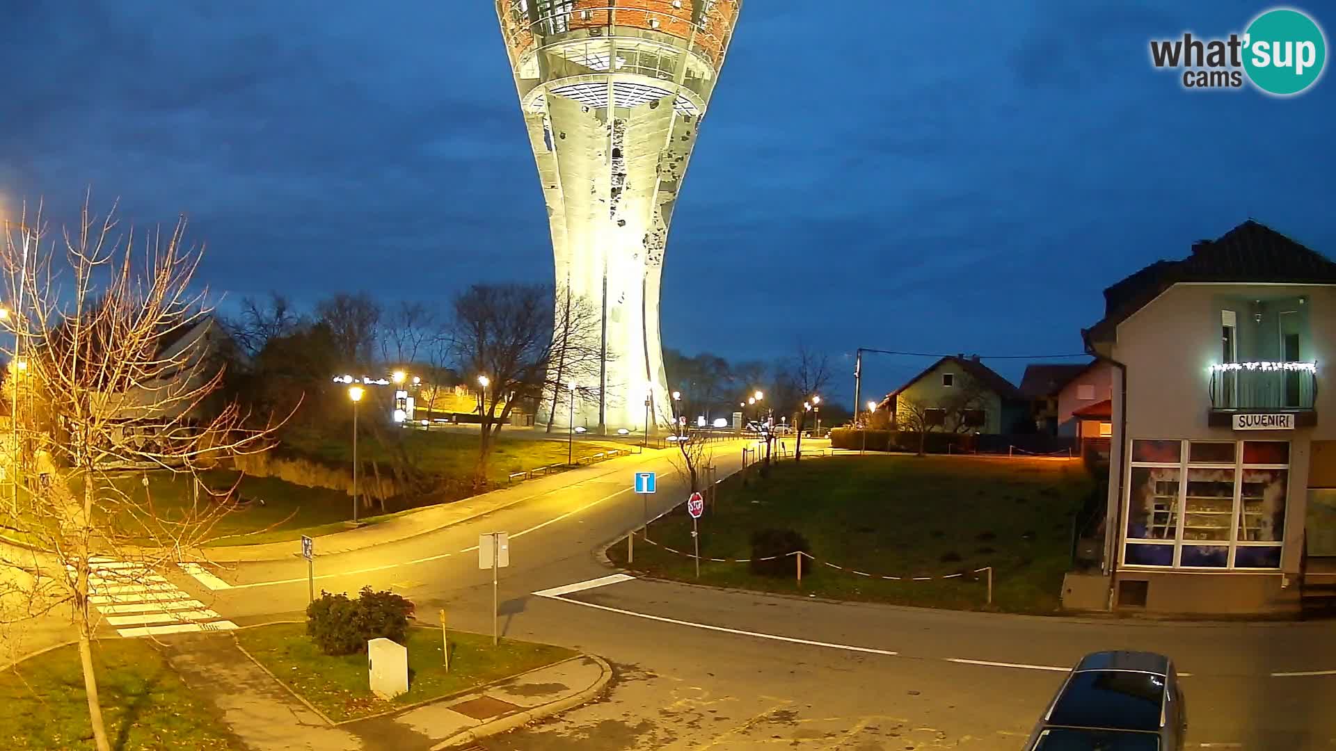 Webcam Vukovar – Torre dell’acqua, simbolo della Battaglia di Vukovar (1991)