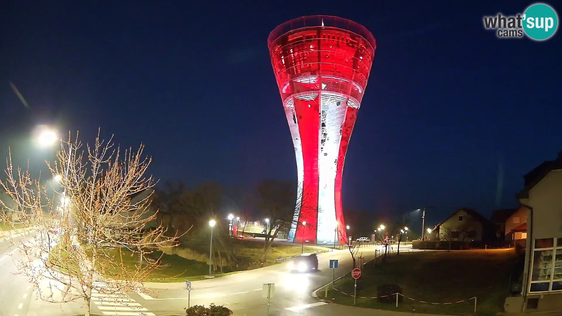 Webcam Vukovar – Château d’eau,  symbole Bataille de Vukovar (1991)