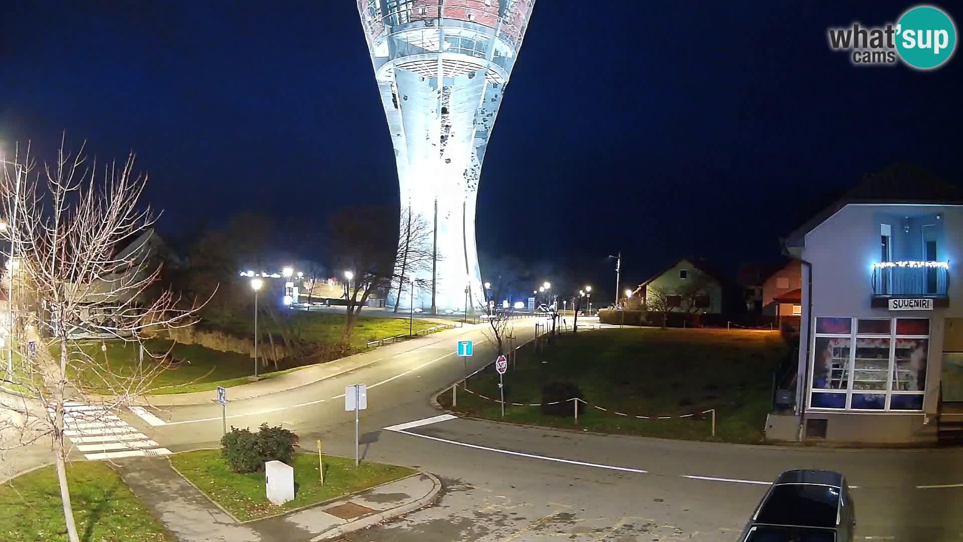 Webcam Vukovar – Torre dell’acqua, simbolo della Battaglia di Vukovar (1991)