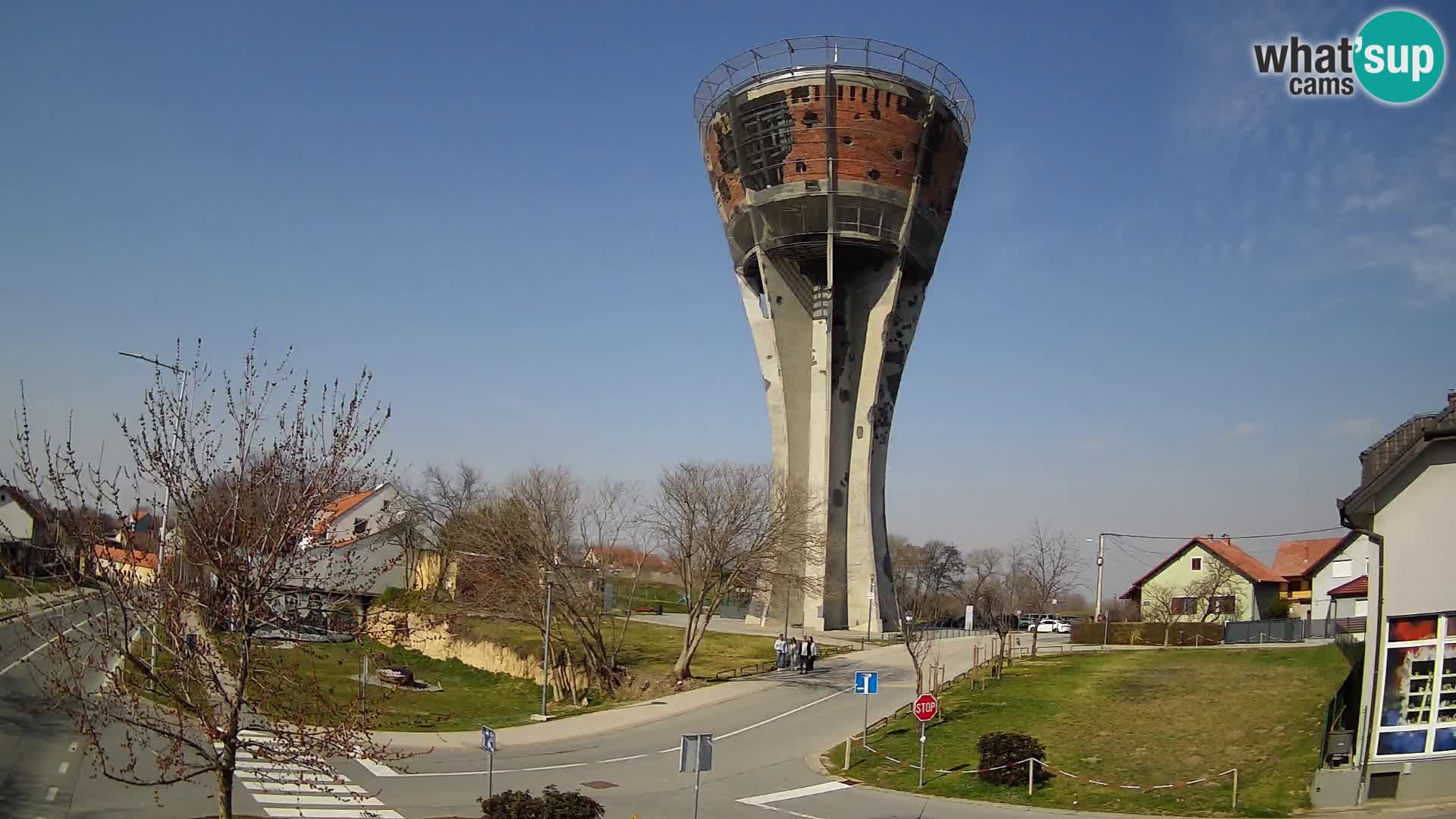 Webcam Vukovar –  Wasserturm , Symbol Schlacht von Vukovar (1991)