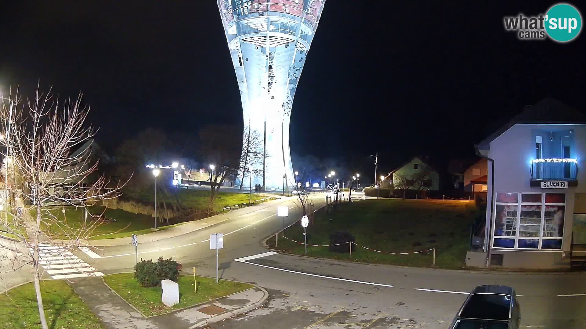 Webcam Vukovar – Château d’eau,  symbole Bataille de Vukovar (1991)