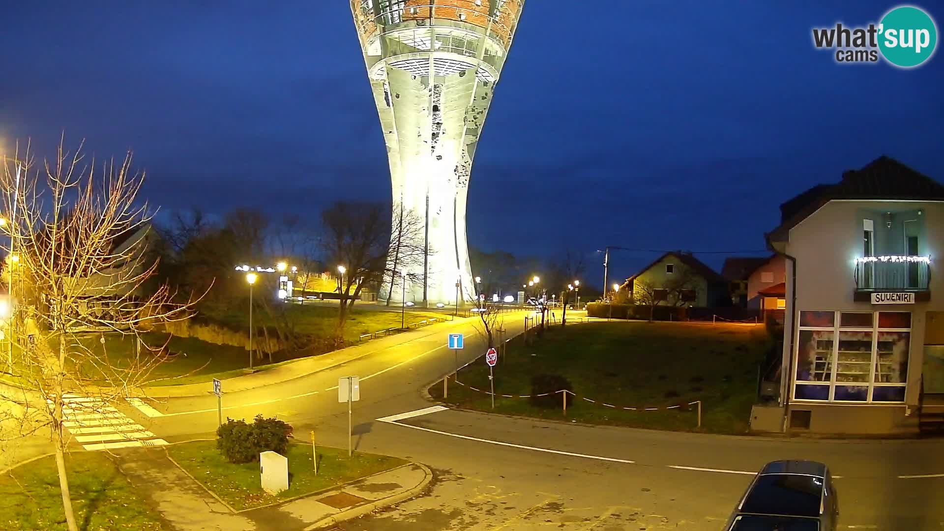 Webcam Vukovar – Château d’eau,  symbole Bataille de Vukovar (1991)