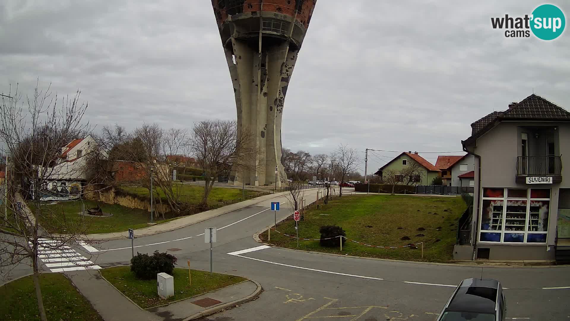 Webcam Vukovar –  Wasserturm , Symbol Schlacht von Vukovar (1991)