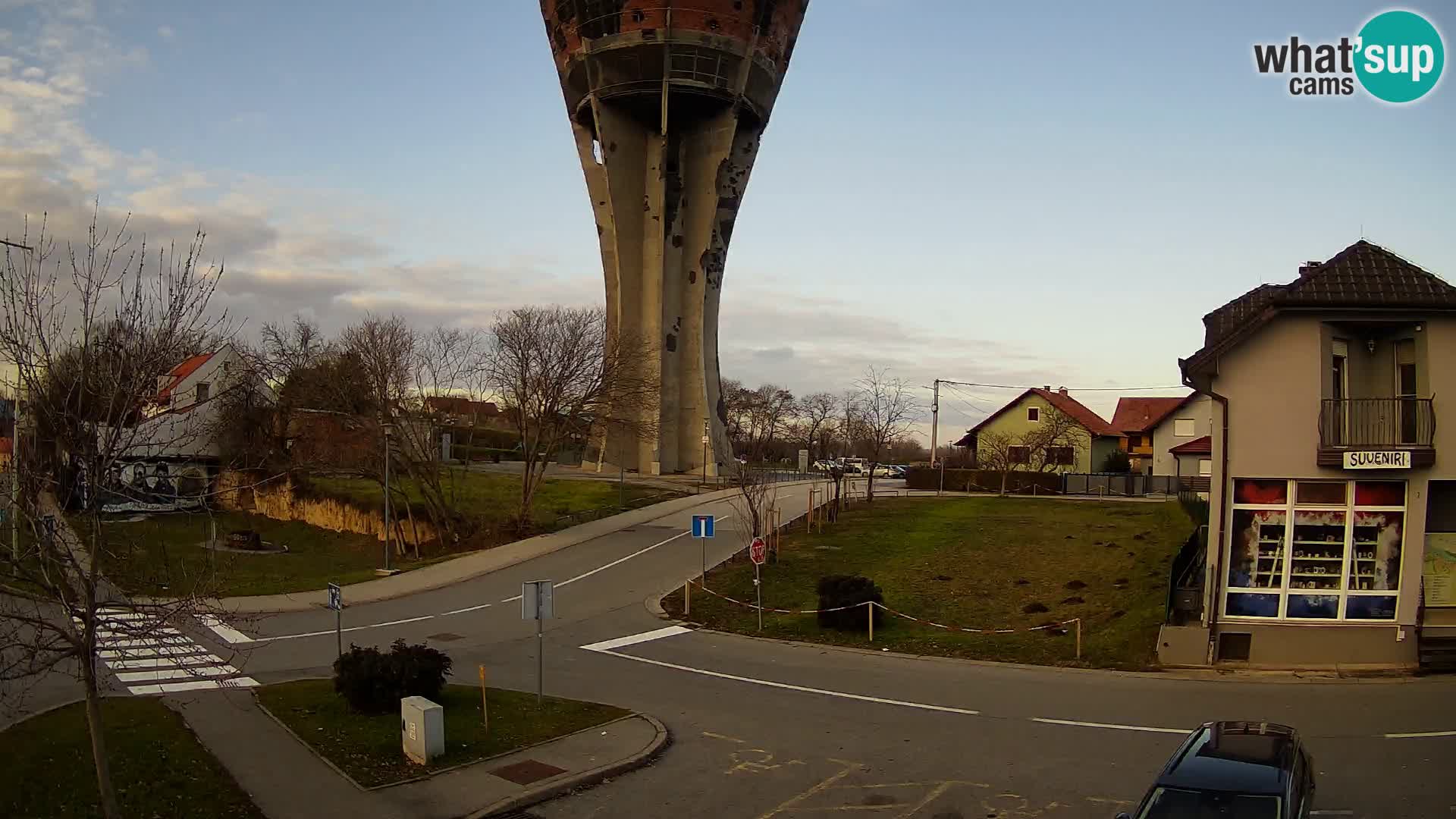 Webcam Vukovar – Château d’eau,  symbole Bataille de Vukovar (1991)