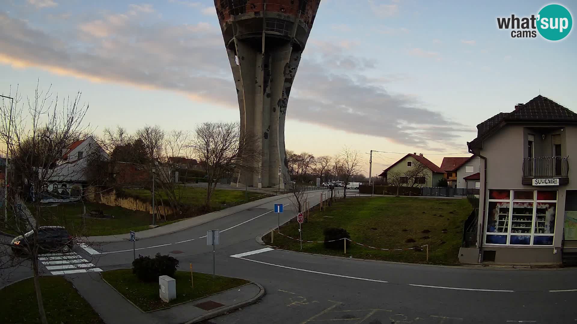 Webcam Vukovar – Vodni stolp, simbol Bitke za Vukovar (1991)