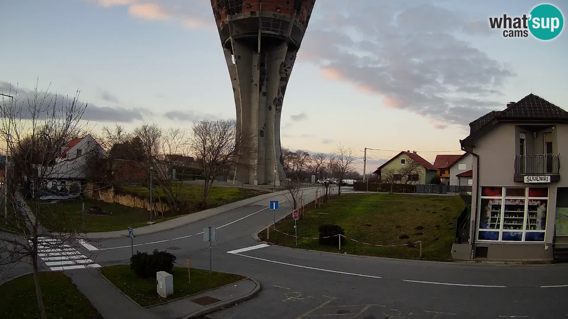 Webcam Vukovar – Water tower – simbol from Battle of Vukovar (1991)