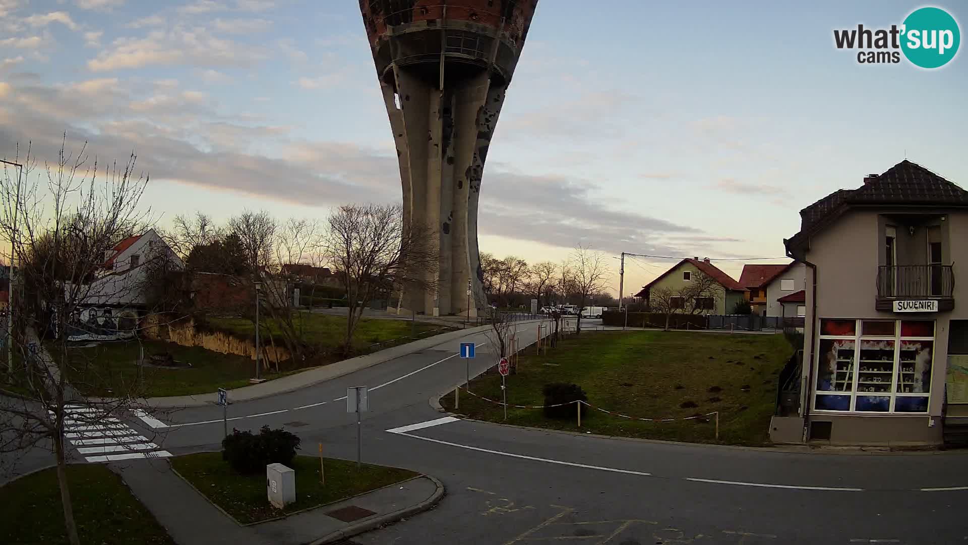 Webcam Vukovar – Vodni stolp, simbol Bitke za Vukovar (1991)