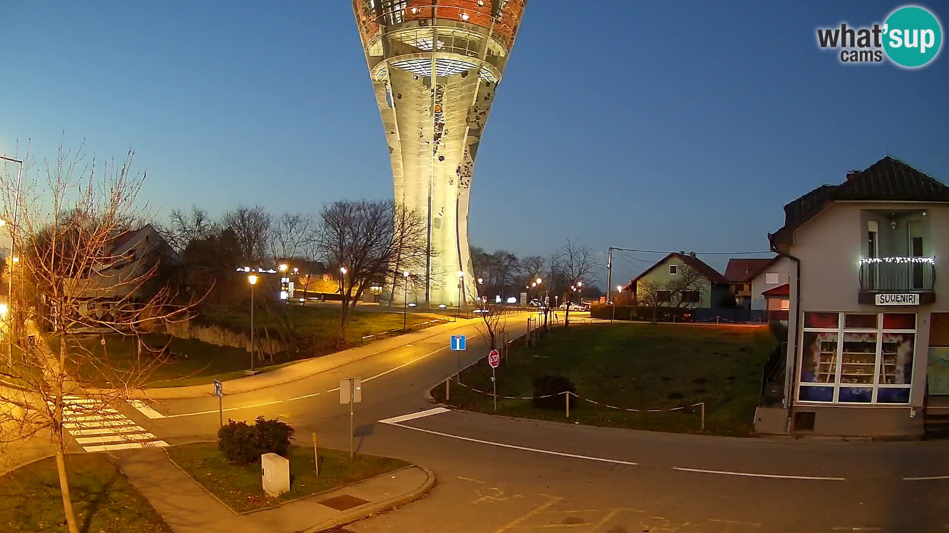 Webcam Vukovar – Torre dell’acqua, simbolo della Battaglia di Vukovar (1991)