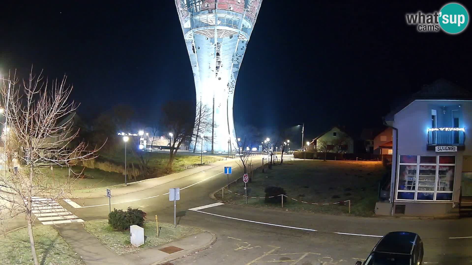 Webcam Vukovar – Château d’eau,  symbole Bataille de Vukovar (1991)