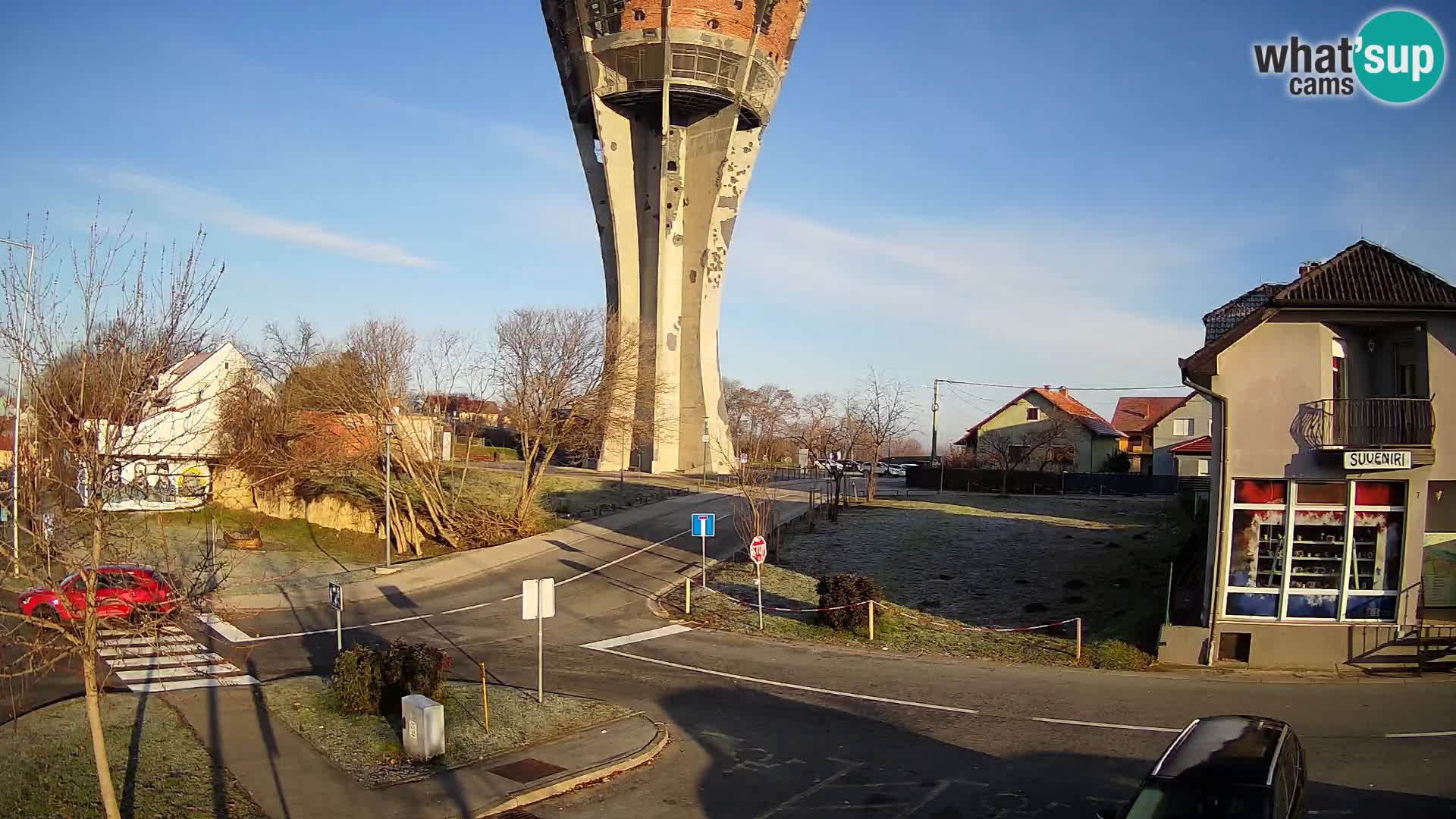 Webcam Vukovar – Château d’eau,  symbole Bataille de Vukovar (1991)