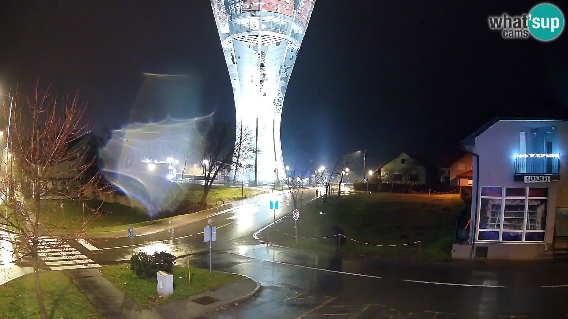 Webcam Vukovar – Torre dell’acqua, simbolo della Battaglia di Vukovar (1991)