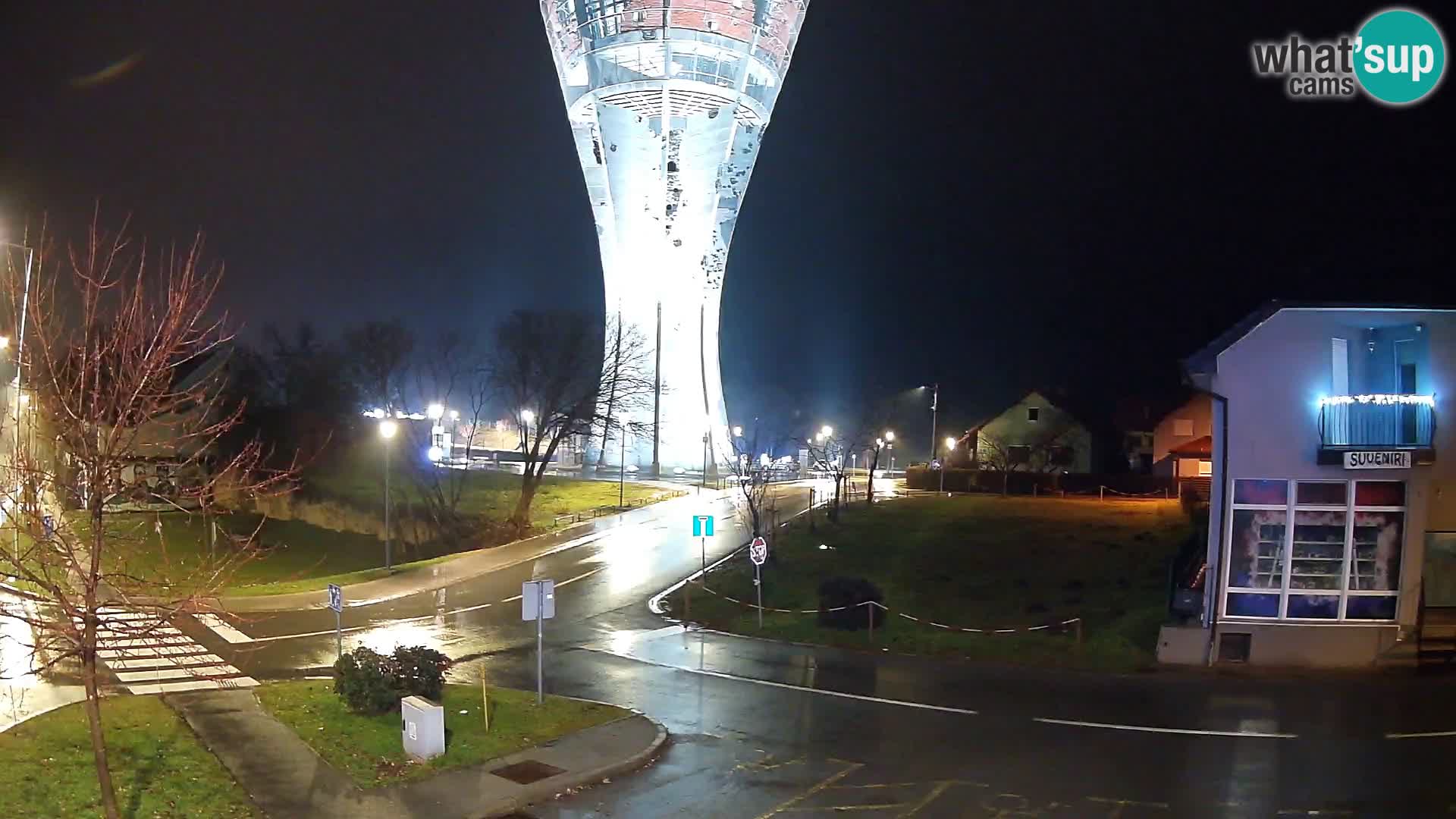 Webcam Vukovar – Torre dell’acqua, simbolo della Battaglia di Vukovar (1991)