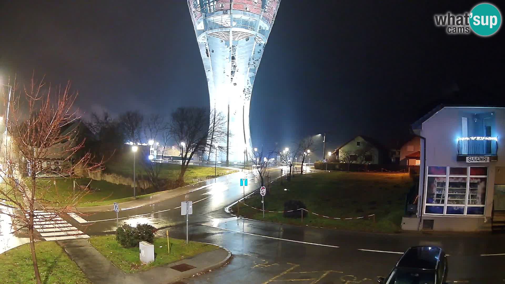 Webcam Vukovar –  Wasserturm , Symbol Schlacht von Vukovar (1991)