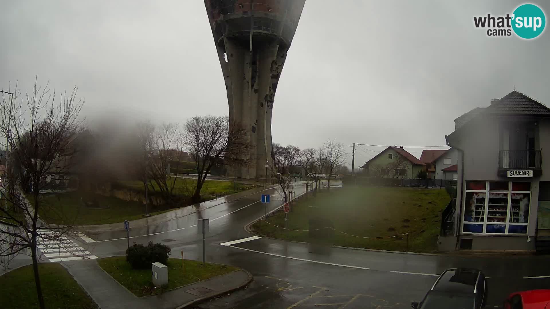 Webcam Vukovar – Château d’eau,  symbole Bataille de Vukovar (1991)