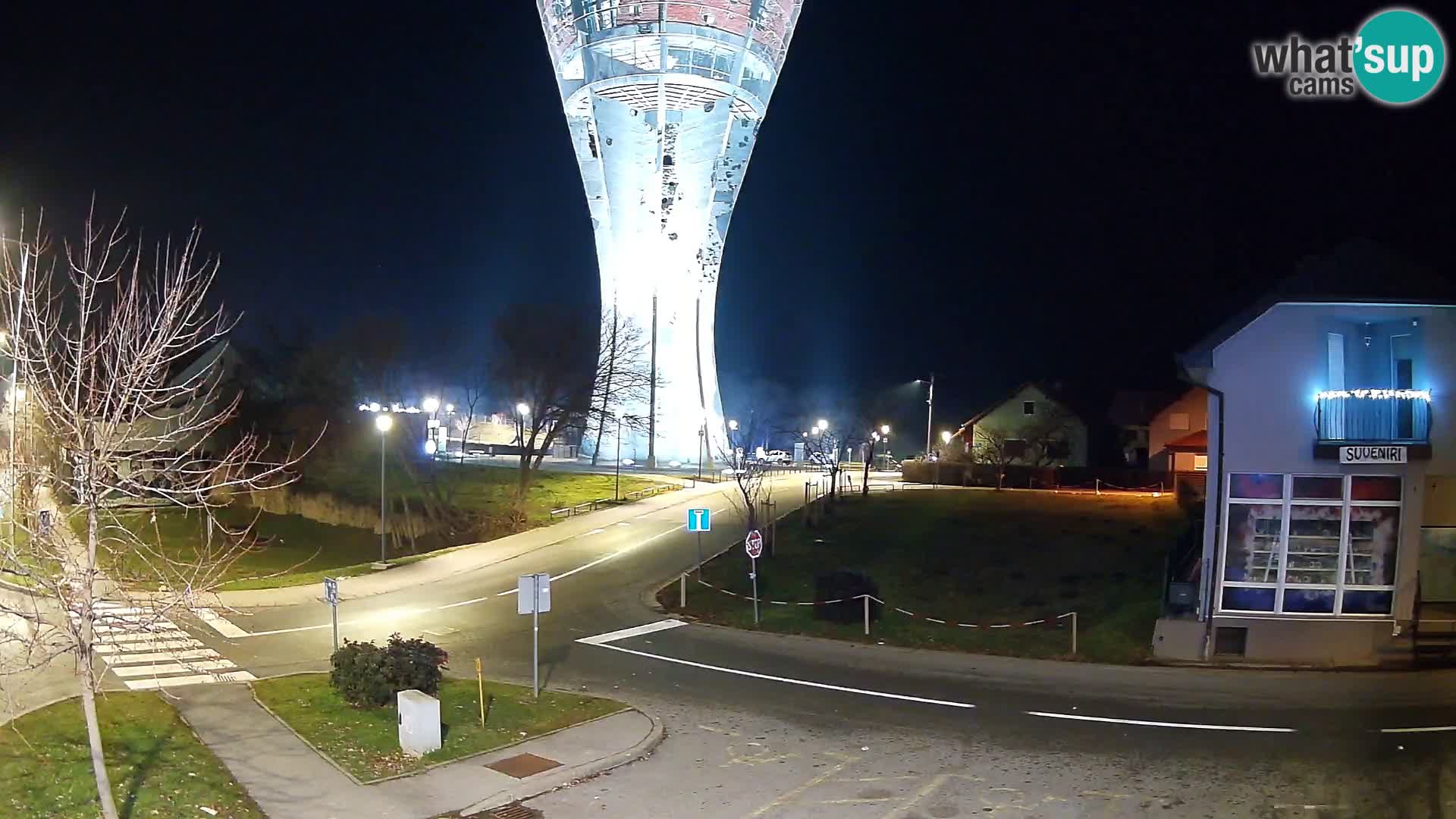 Webcam Vukovar – Château d’eau,  symbole Bataille de Vukovar (1991)