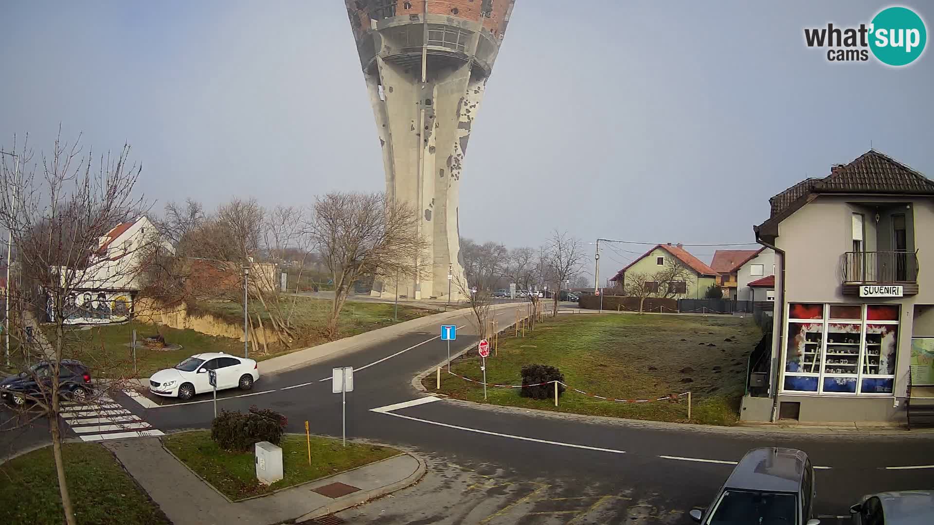 Webcam Vukovar –  Wasserturm , Symbol Schlacht von Vukovar (1991)