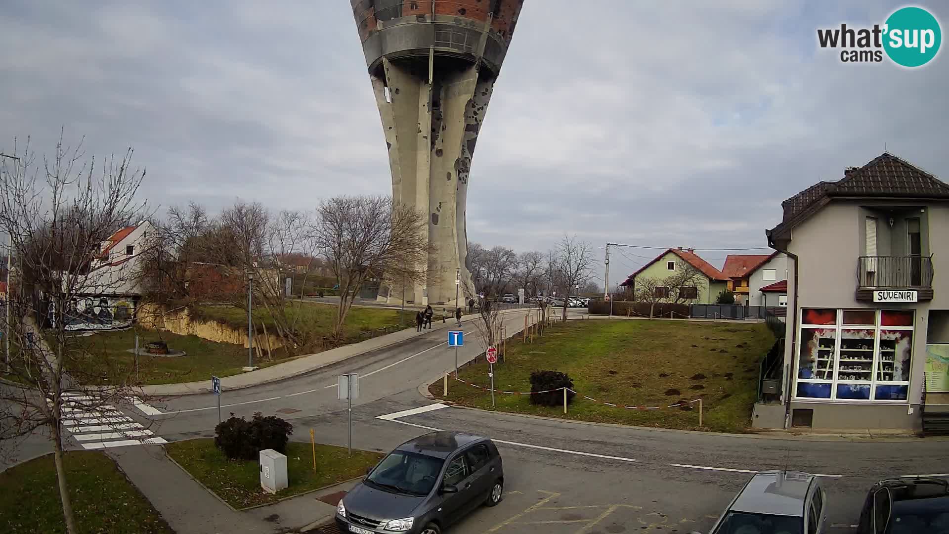 Webcam Vukovar – Château d’eau,  symbole Bataille de Vukovar (1991)