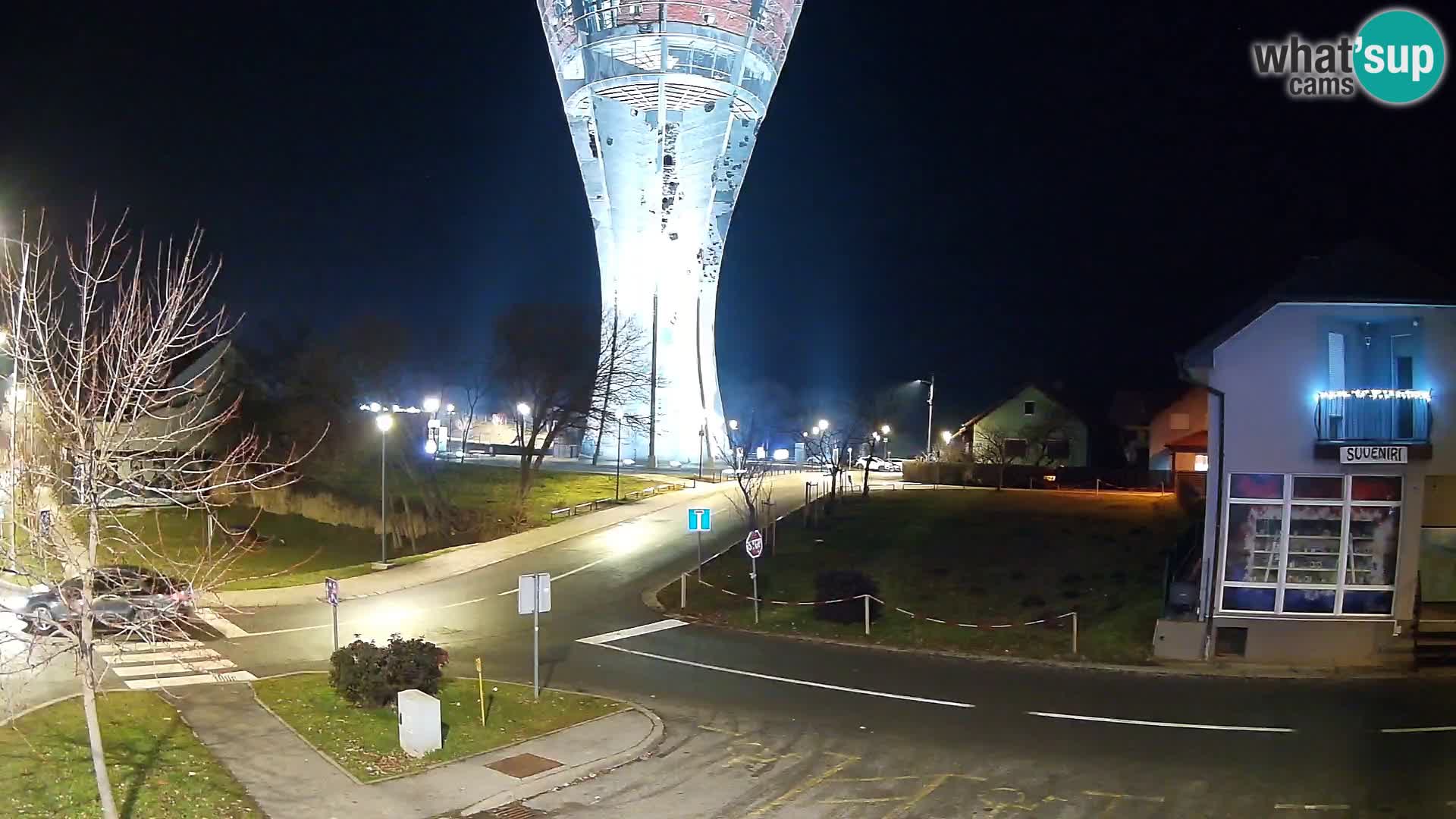 Webcam Vukovar – Torre dell’acqua, simbolo della Battaglia di Vukovar (1991)