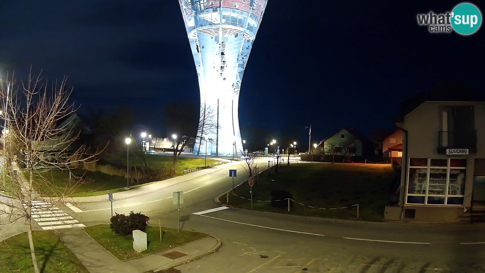 Webcam Vukovar – Torre dell’acqua, simbolo della Battaglia di Vukovar (1991)