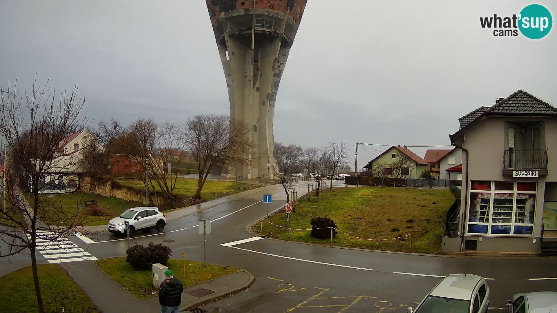 Webcam Vukovar – Torre dell’acqua, simbolo della Battaglia di Vukovar (1991)