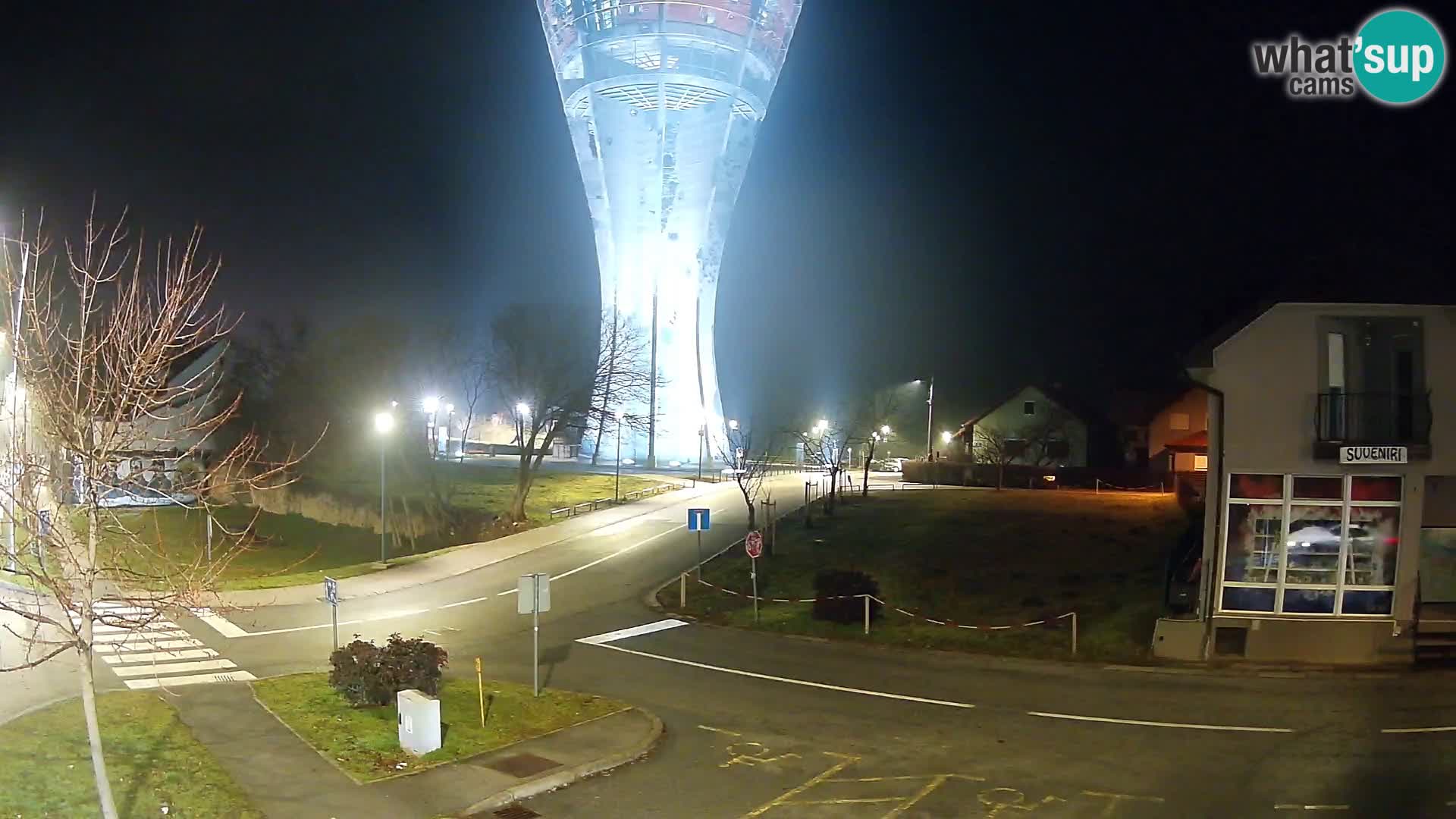 Webcam Vukovar –  Wasserturm , Symbol Schlacht von Vukovar (1991)