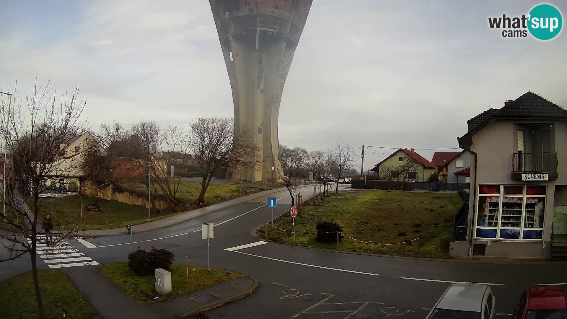 Webcam Vukovar –  Wasserturm , Symbol Schlacht von Vukovar (1991)