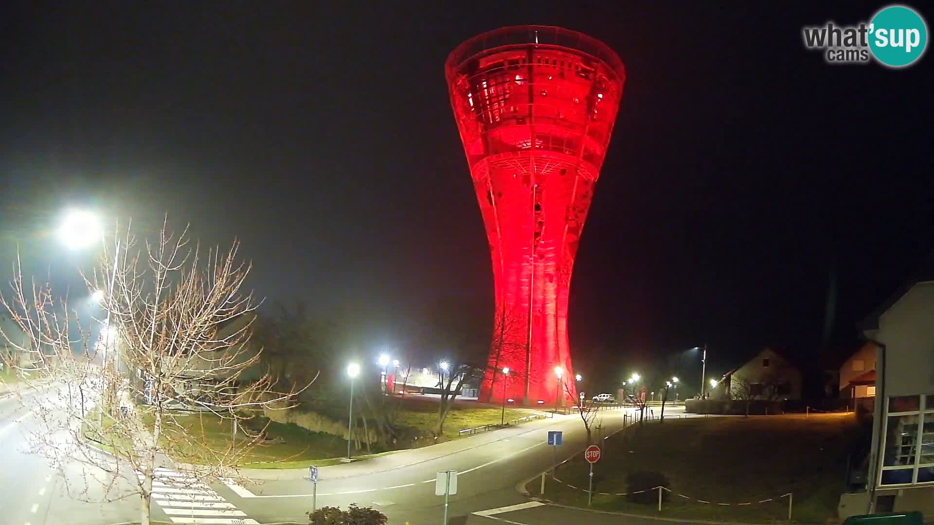 Webcam Vukovar –  Wasserturm , Symbol Schlacht von Vukovar (1991)