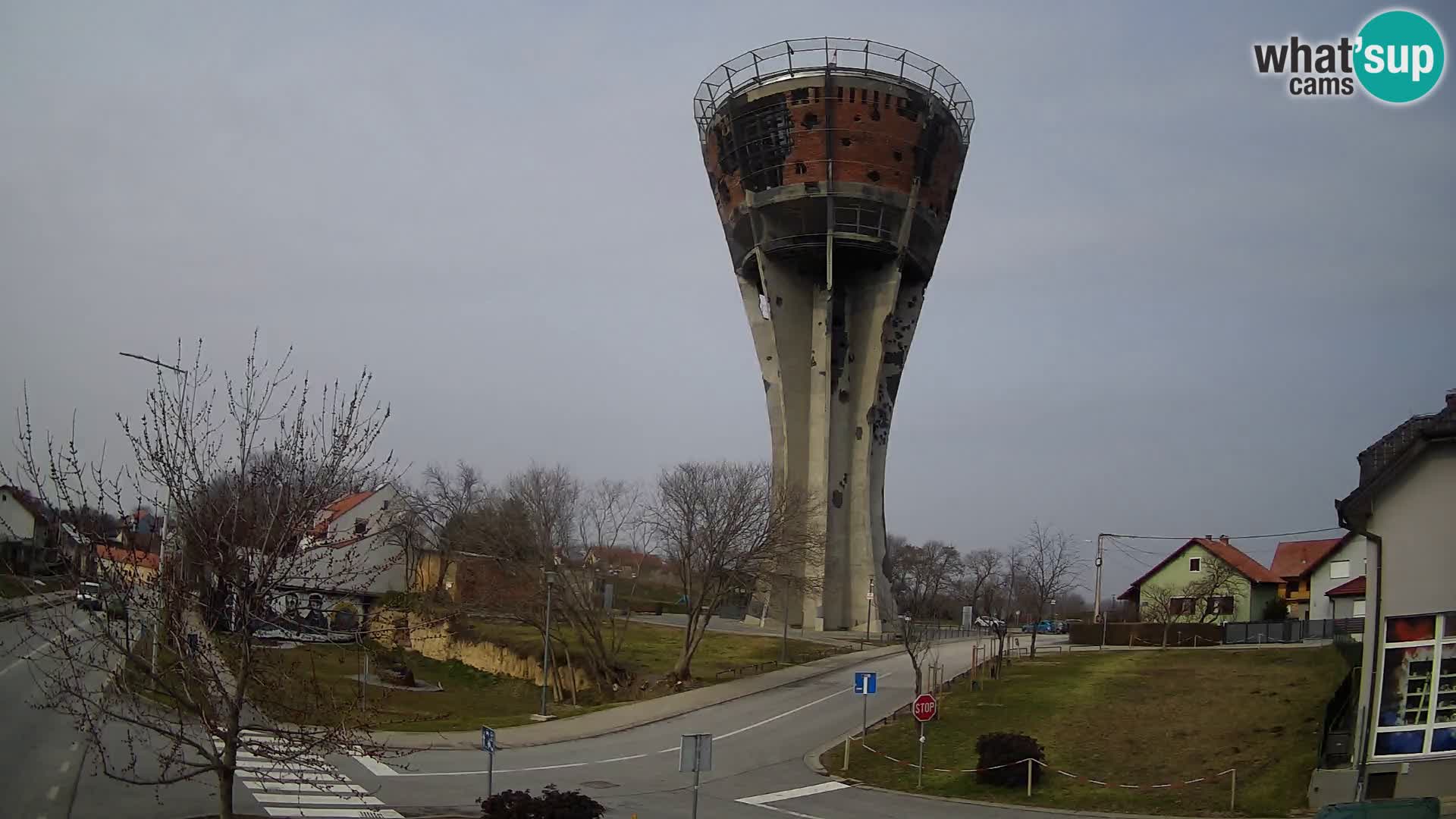 Webcam Vukovar – Water tower – simbol from Battle of Vukovar (1991)