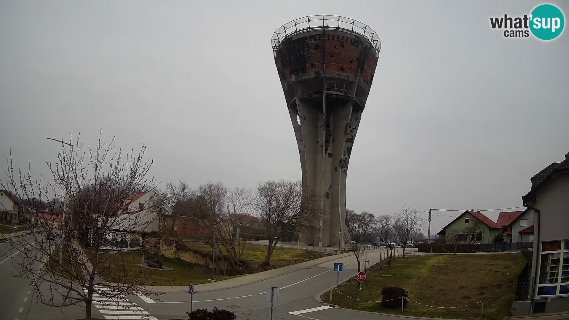 Webcam Vukovar – Vodni stolp, simbol Bitke za Vukovar (1991)