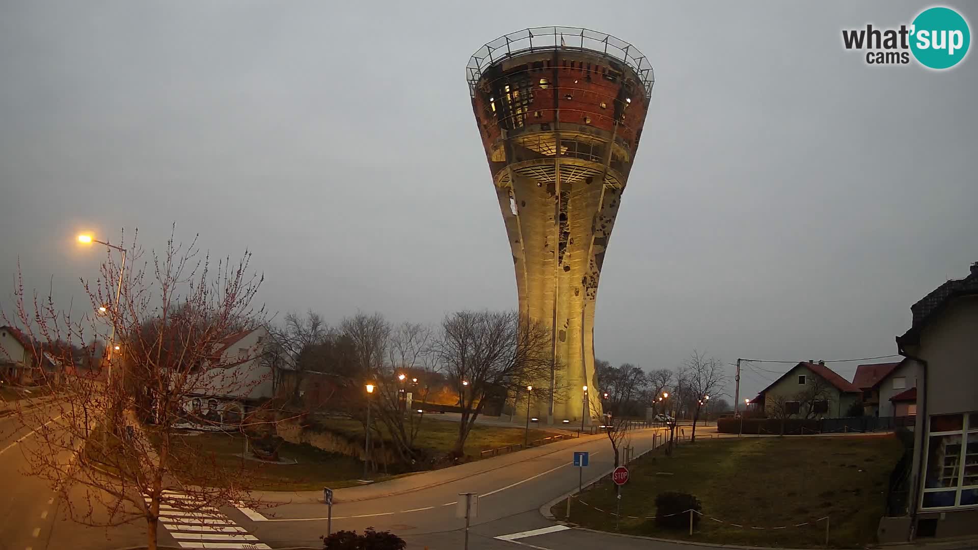 Webcam Vukovar – Torre de agua, el simbolo Batalla de Vukovar (1991)