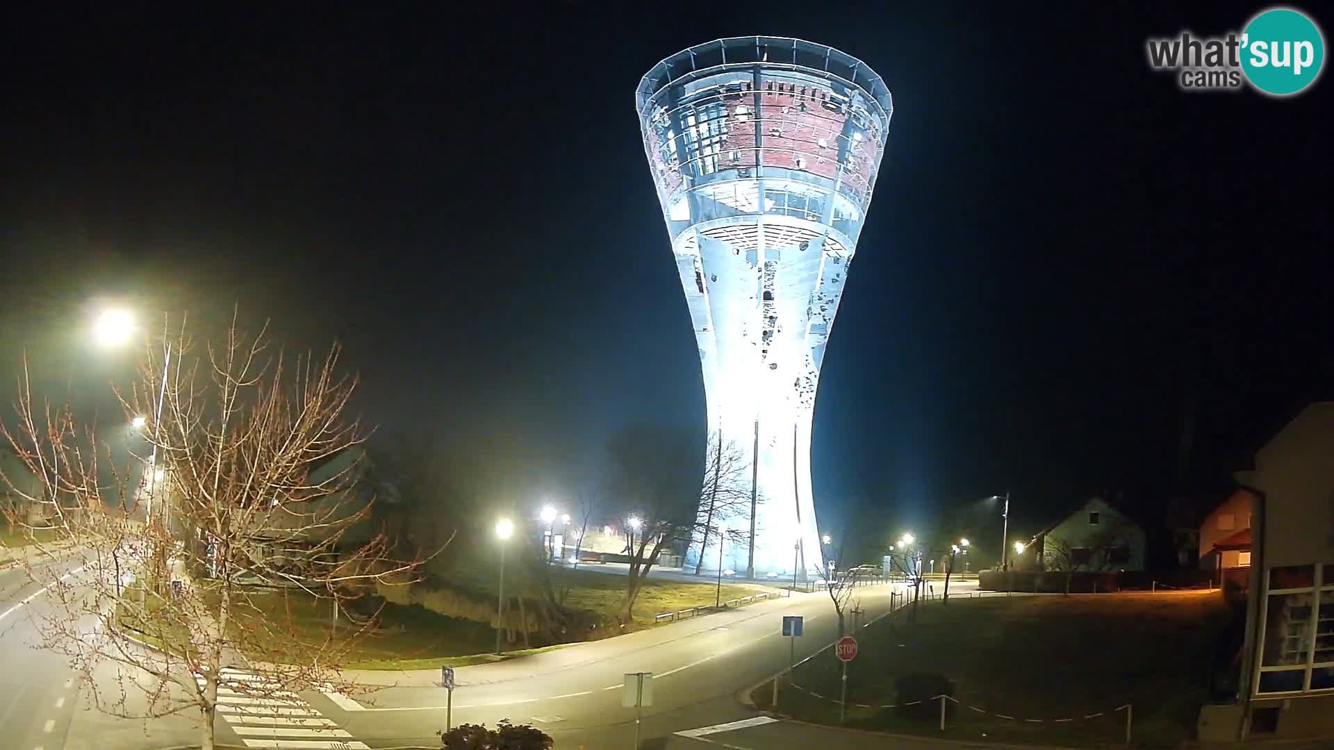 Webcam Vukovar –  Wasserturm , Symbol Schlacht von Vukovar (1991)