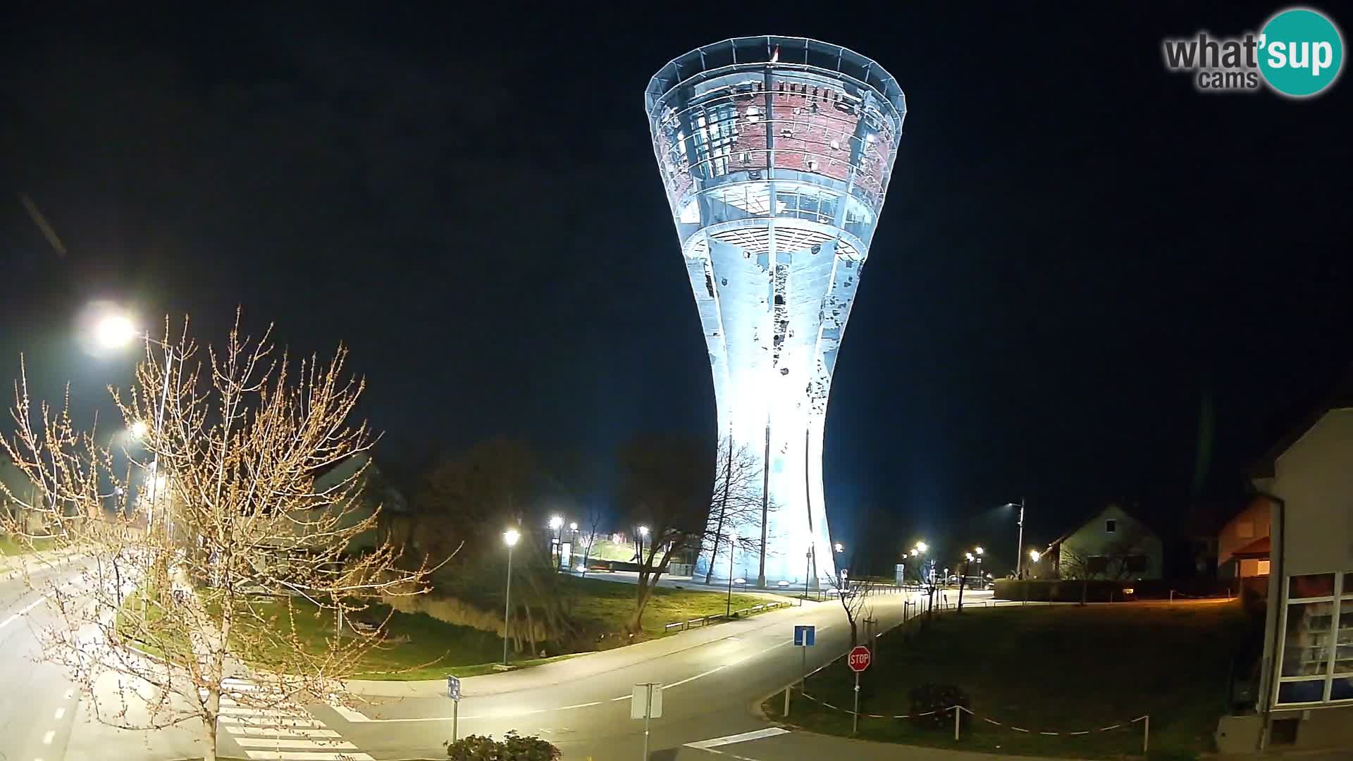 Webcam Vukovar – Château d’eau,  symbole Bataille de Vukovar (1991)