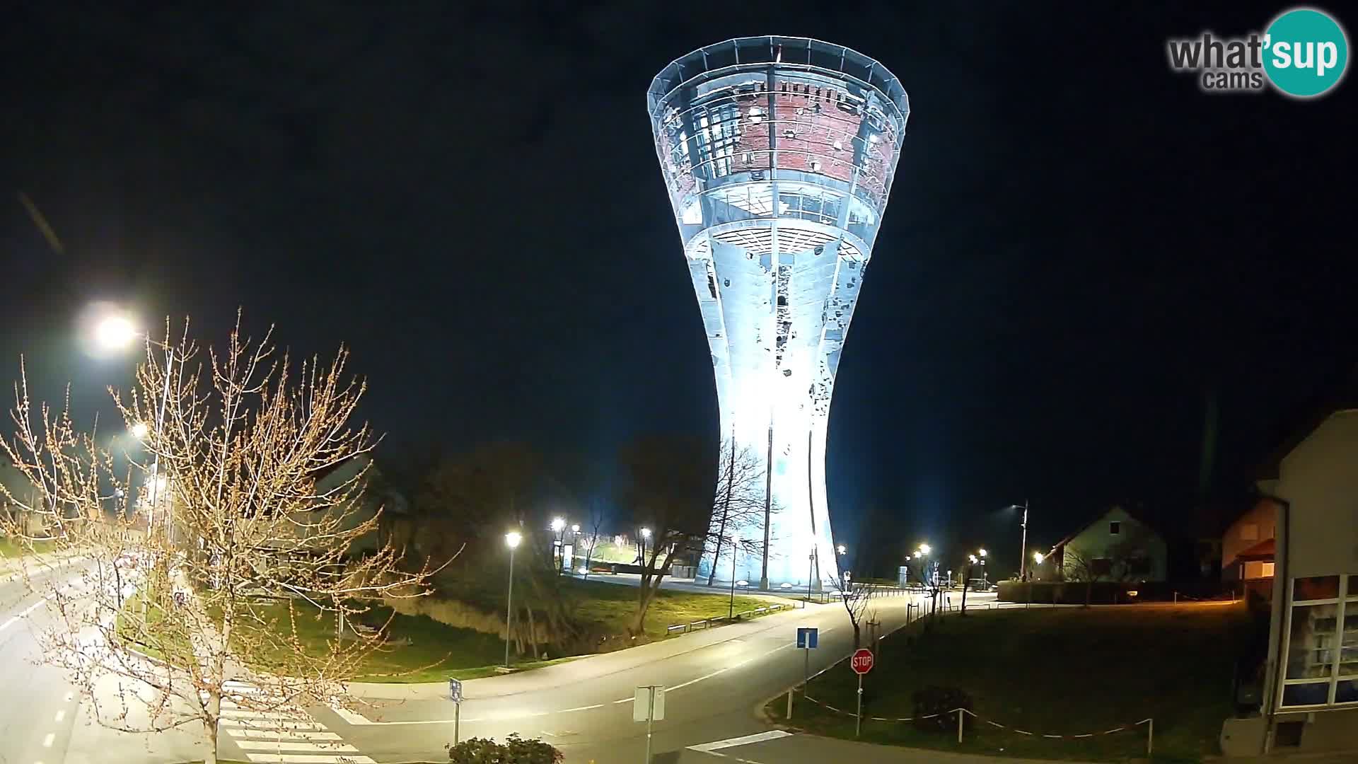 Webcam Vukovar –  Wasserturm , Symbol Schlacht von Vukovar (1991)