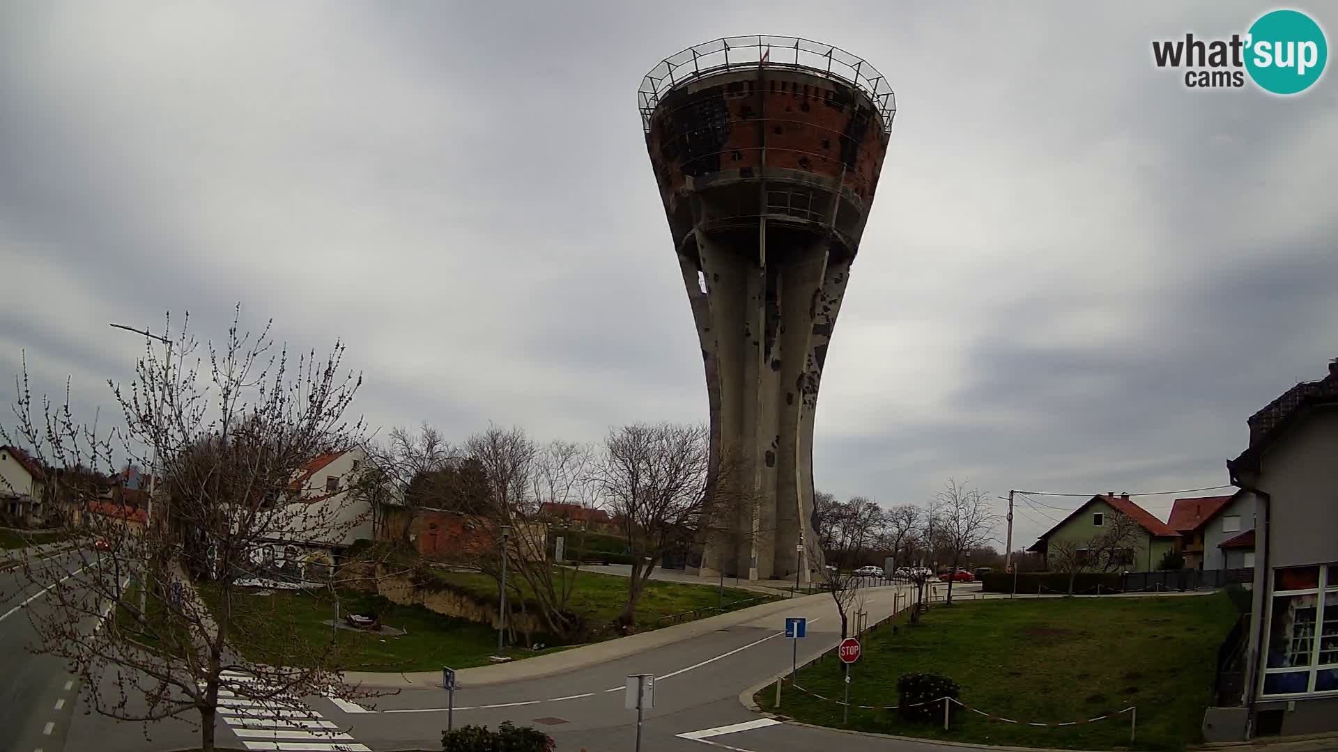 Webcam Vukovar – Water tower – simbol from Battle of Vukovar (1991)